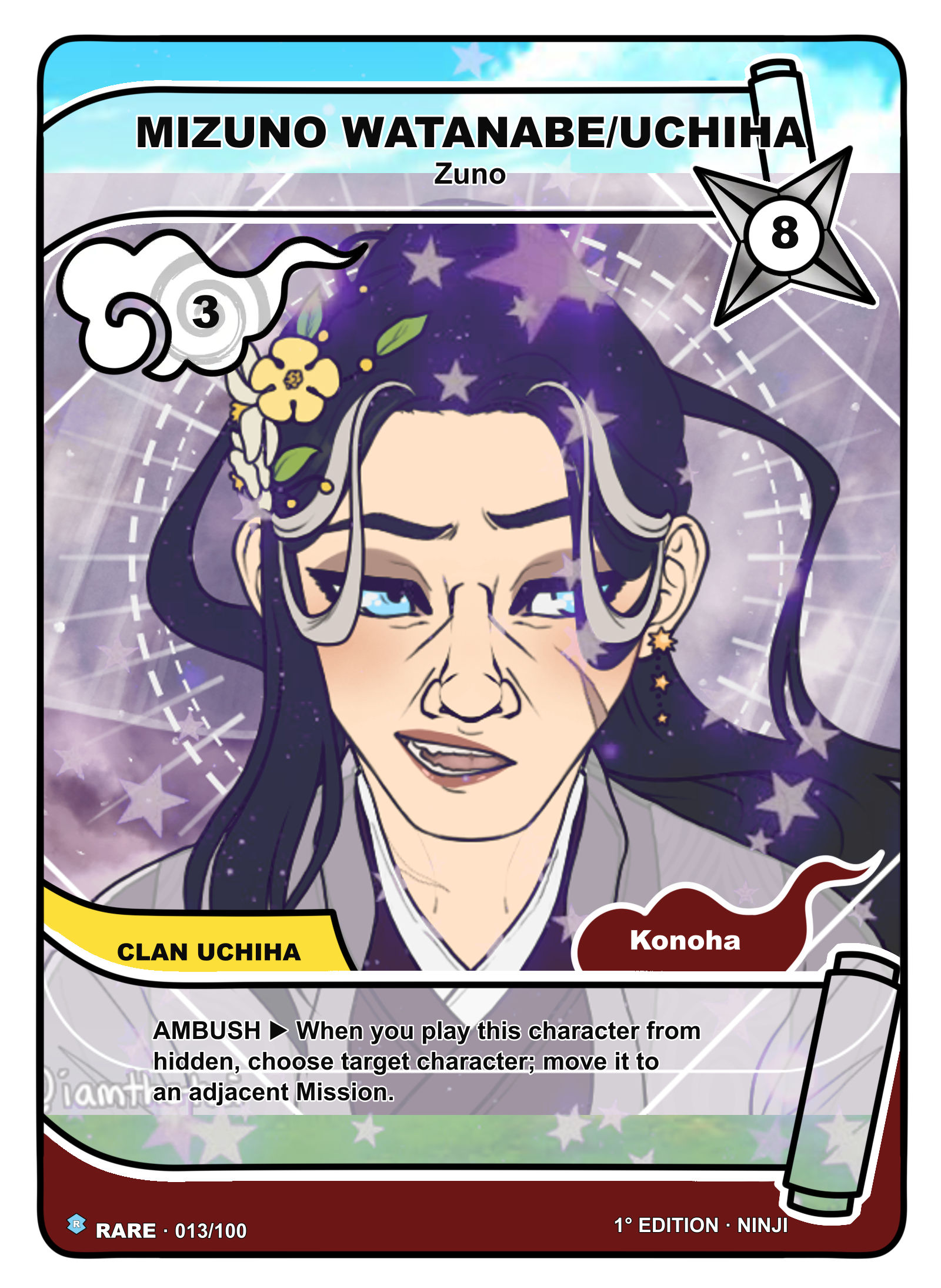 Mizuno Watanabe/Uchiha · 013/100