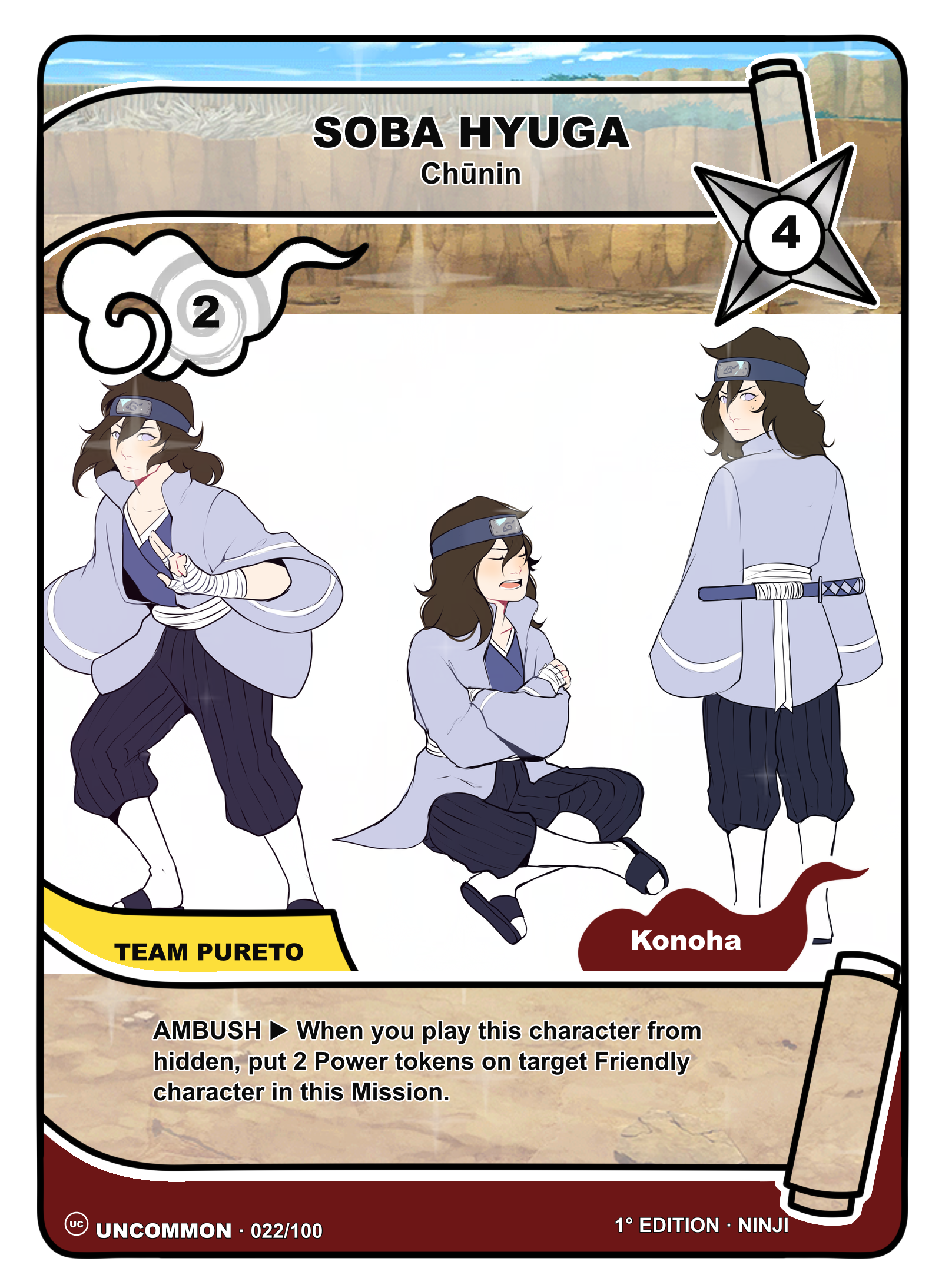 Soba Hyuga · 022/100 · 2 variants