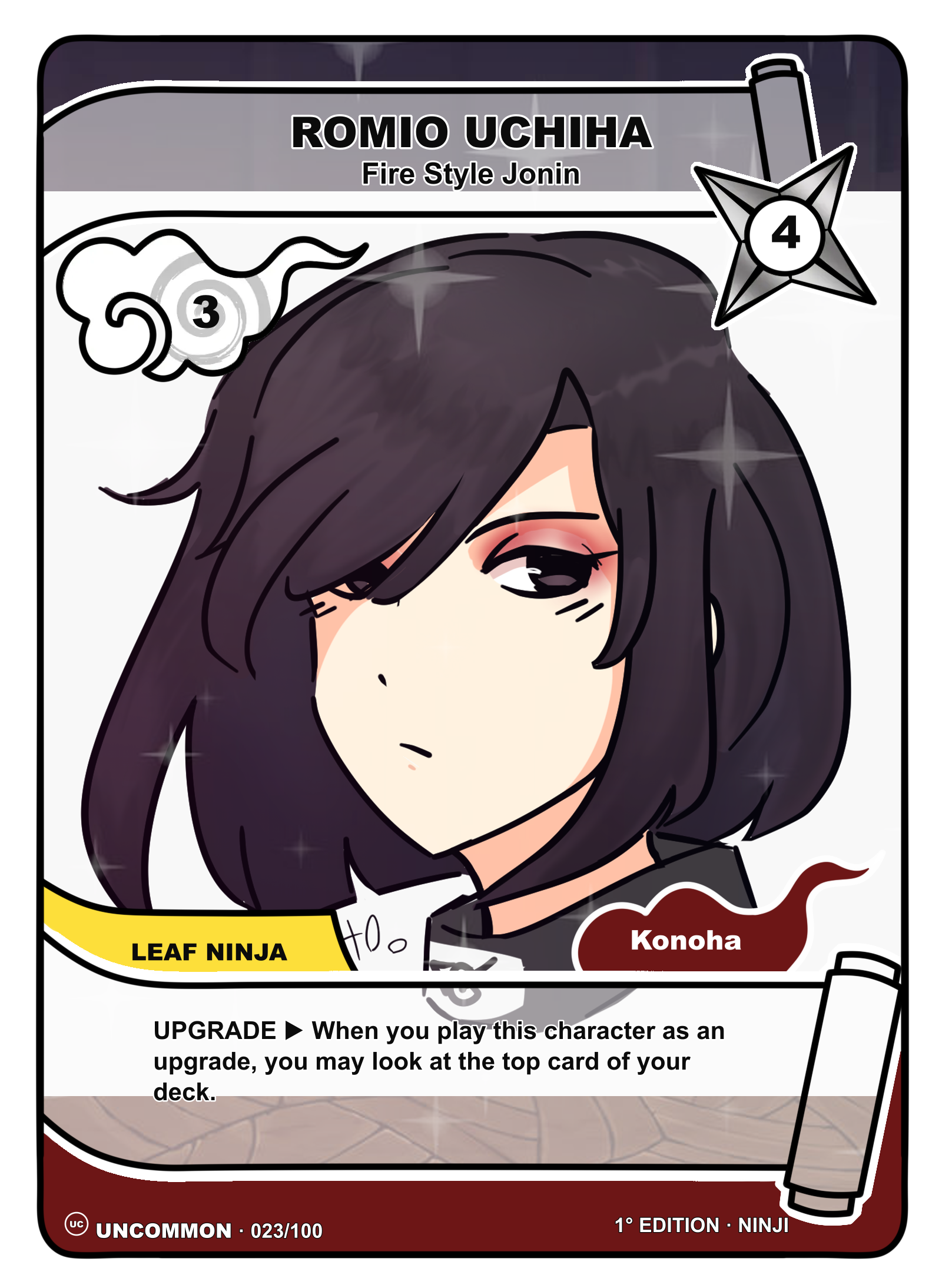 Romio Uchiha · 023/100 · 2 variants