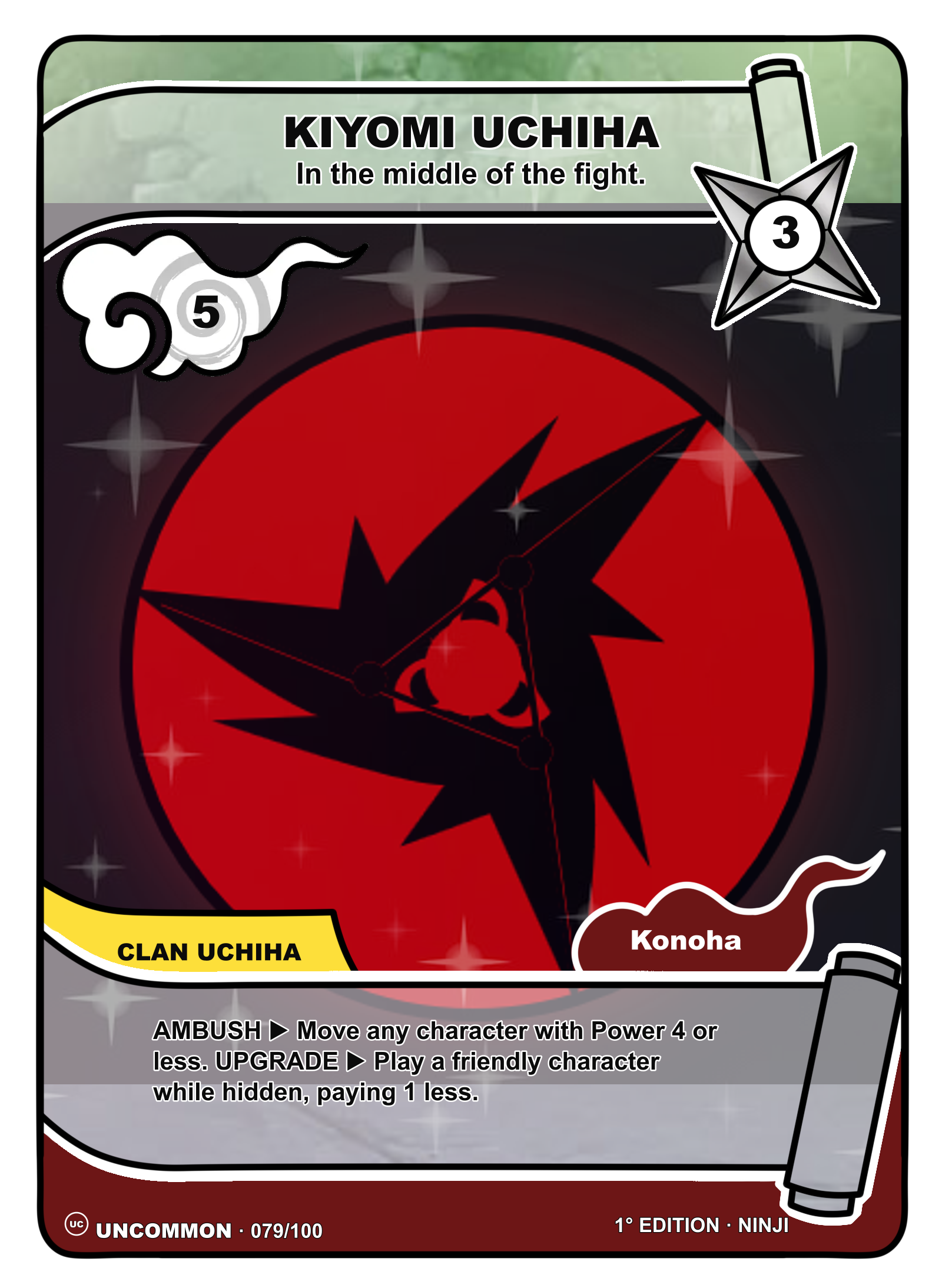 Kiyomi Uchiha · 079/100 · 2 variants